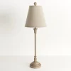 Buffet Lamps-Kirkland's Home Leah Cream Candlestick Buffet Lamp Tan