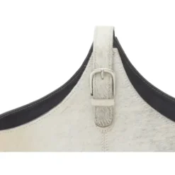 Baskets & Boxes-Kirkland's Home Leather Textured Magazine Rack White