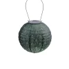 Outdoor Lighting-Kirkland's Home Led Round Outdoor Hanging Lantern Green