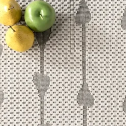 Outdoor Rugs-Kirkland's Home Leopard Border Outdoor Area Rug, 5X7 Gray
