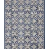 Outdoor Rugs-Kirkland's Home Leslie Green Floral Trellis Outdoor Rug, 5X8 Green/White