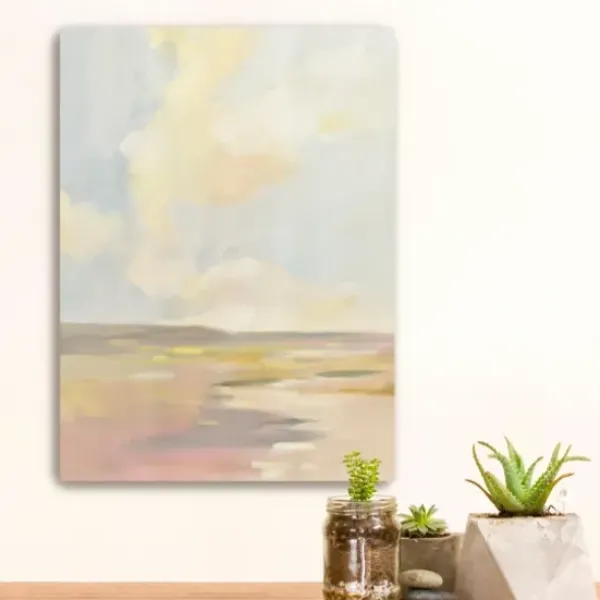 Canvas Art-Kirkland's Home Light Cloud Canvas Art Print, 18X24 In. Blue/Pink/Ivory