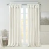 Curtains & Drapes-Kirkland's Home Light Curtain Panel Set With Overlay, 108 In. Gray