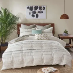 Pillows-Kirkland's Home Light Embroidered Triangle Accent Pillow Blue