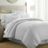 Duvets-Kirkland's Home Light 3-Pc. Ultra Soft King Duvet Cover Set Gray