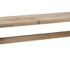 Benches & Ottomans-Kirkland's Home Light Reclaimed Wood Hourglass Base Bench Brown