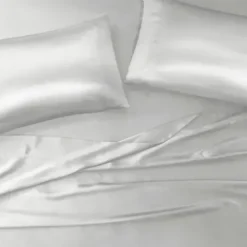 Bed Sheets-Kirkland's Home Light Satin King 2-Pc. Pillow Case Set Gray