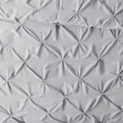 Duvets-Kirkland's Home Light Soft Pinched 3-Pc. King Duvet Cover Set Gray