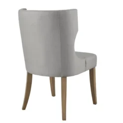 Dining Chairs-Kirkland's Home Light Wingback Dining Chair Gray