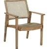 Accent Chairs-Kirkland's Home Linden Woven Cane Accent Chair Brown