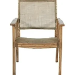 Accent Chairs-Kirkland's Home Linden Woven Cane Accent Chair Brown