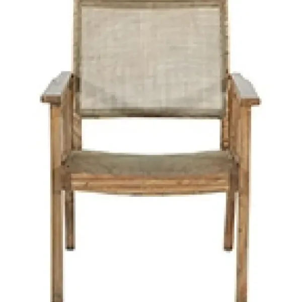 Accent Chairs-Kirkland's Home Linden Woven Cane Accent Chair Brown