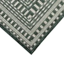 Outdoor Rugs-Kirkland's Home Linear Macy Indoor/Outdoor Area Rug, 6X9 Green