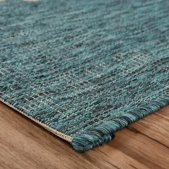 Outdoor Rugs-Kirkland's Home Linear Macy Indoor/Outdoor Area Rug, 7X9 Green