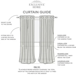 Curtains & Drapes-Kirkland's Home Linen Button And Stripe Curtain Panel Set, 95 In. Tan/White