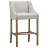 Bar Stools & Counter Height Stools-Kirkland's Home Linen Castaic Barstool Tan