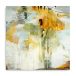 Canvas Art-Kirkland's Home Logic Canvas Art Print White/Green/Yellow