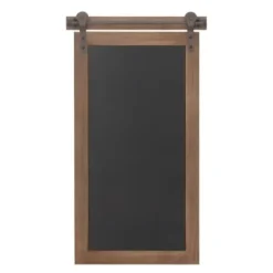 Wall Storage-Kirkland's Home Long Wood And Metal Frame Chalkboard