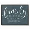 Wall Quotes & Signs-Kirkland's Home Loud Crazy Family Framed Art Print Blue