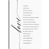 Wall Quotes & Signs-Kirkland's Home Love Is Corinthians 13:4-8 Canvas Art Print Black/White