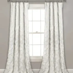 Curtains & Drapes-Kirkland's Home Lush Insulated Curtain Panel Set, 95 In. Gray