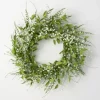Wreaths-Kirkland's Home Lush Leaf And Berry Wreath Green/White
