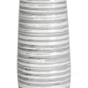 Vases-Kirkland's Home Lustrous Brushed Metal Vases, Set Of 2 Gold