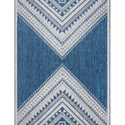 Outdoor Rugs-Kirkland's Home Luxe Diamond Outdoor Area Rug, 5X7 Gray