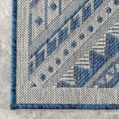 Outdoor Rugs-Kirkland's Home Luxe Diamond Outdoor Area Rug, 5X7 Gray