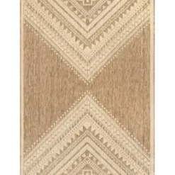 Outdoor Rugs-Kirkland's Home Luxe Diamond Outdoor Area Rug, 6X9 Gray
