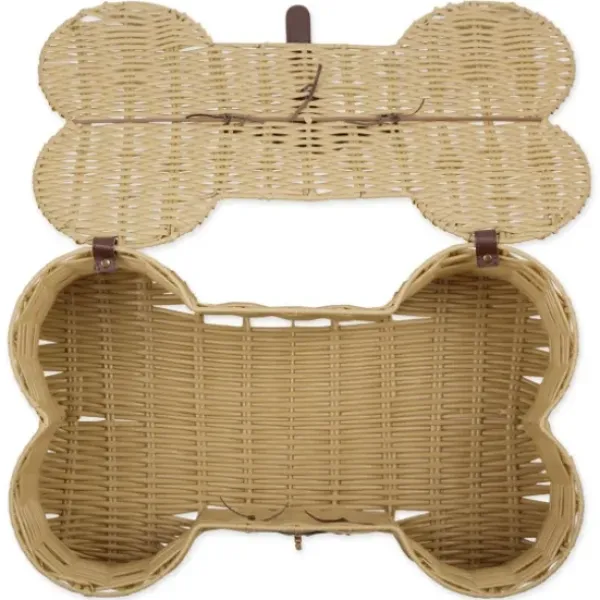 Baskets & Boxes-Kirkland's Home Macrame Overlay Baskets, Set Of 2 Brown