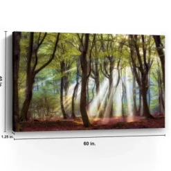 Canvas Art-Kirkland's Home Majestic Morning Giclee Canvas Art Print Green