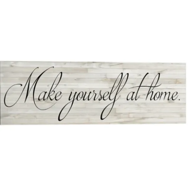 Wall Quotes & Signs-Kirkland's Home Make Yourself At Home Canvas Art Print White