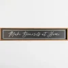 Wall Quotes & Signs-Kirkland's Home Make Yourself At Home Wall Plaque Black