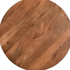 Coffee Tables-Kirkland's Home Mango Wood And Black Iron Coffee Table Brown