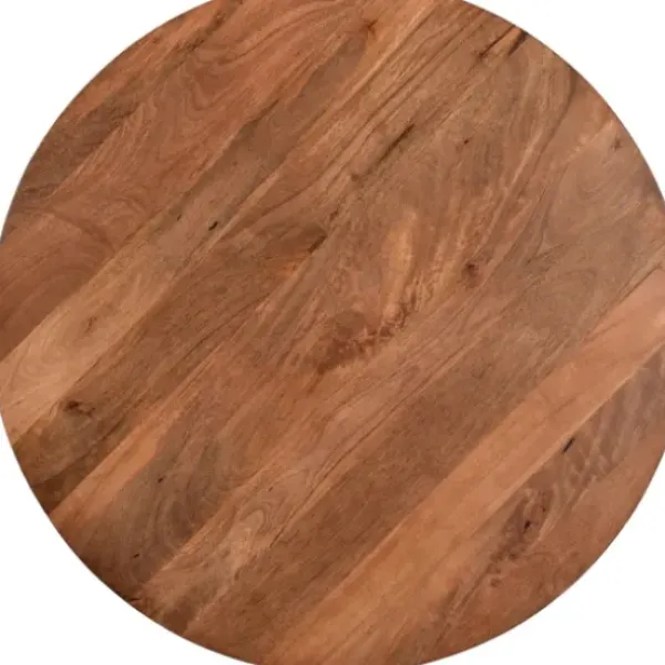 Coffee Tables-Kirkland's Home Mango Wood And Black Iron Coffee Table Brown