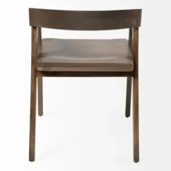 Dining Chairs-Kirkland's Home Mango Wood Dining Chair Brown