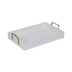 Decorative Trays-Kirkland's Home Manhattan Metal Tray Brown