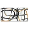 Canvas Art-Kirkland's Home Many Ways Abstract Canvas Art Print, 60X30 In. White/Black/Gold