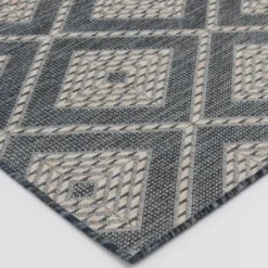 Outdoor Rugs-Kirkland's Home Mara Floral Blossom Indoor/Outdoor Area Rug, 7X9 Gray/White/Multi