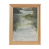 Framed Art-Kirkland's Home Martha Stewart Estuary Framed Art Print Green/Blue