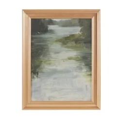 Framed Art-Kirkland's Home Martha Stewart Estuary Framed Art Print Green/Blue