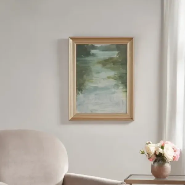Framed Art-Kirkland's Home Martha Stewart Estuary Framed Art Print Green/Blue