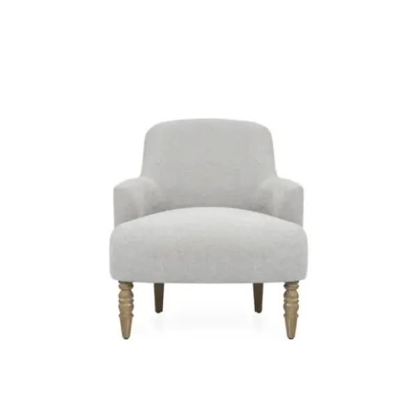 Accent Chairs-Kirkland's Home Martha Stewart Extended Seat Accent Chair Gray