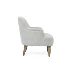 Accent Chairs-Kirkland's Home Martha Stewart Extended Seat Accent Chair Gray