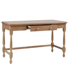 Office Furniture-Kirkland's Home Martha Stewart Natural Wood Turned Legs Desk