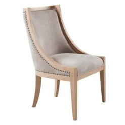 Dining Chairs-Kirkland's Home Martha Stewart Swoop Back Dining Chair Tan