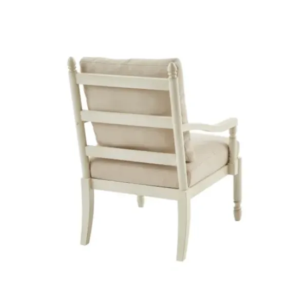 Accent Chairs-Kirkland's Home Martha Stewart Toni Accent Chair Ivory