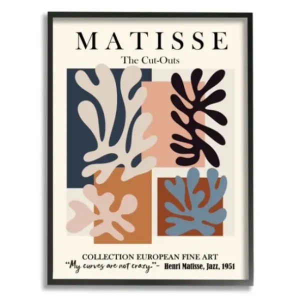Canvas Art-Kirkland's Home Matisse Jazz Abstract Framed Canvas Art Print Multi