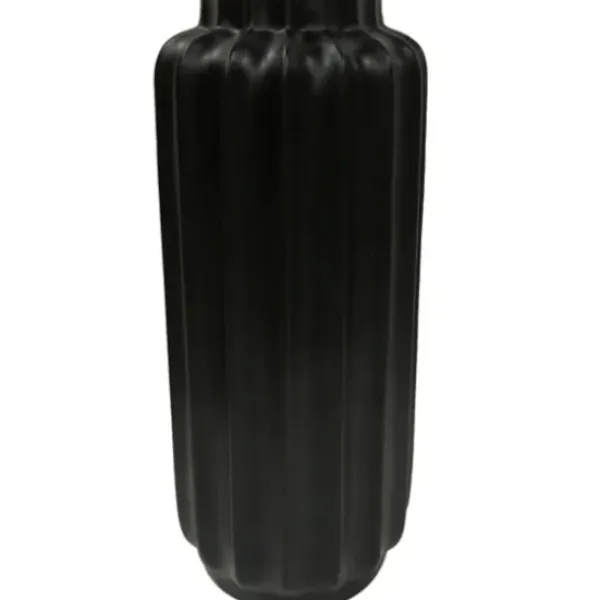 Vases-Kirkland's Home Matte Abstract Cylinder Vase Gold